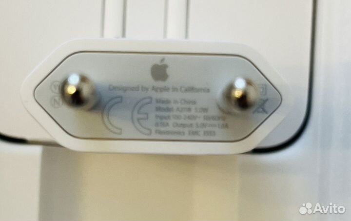 Блок зарядки iPhone 5w, USB