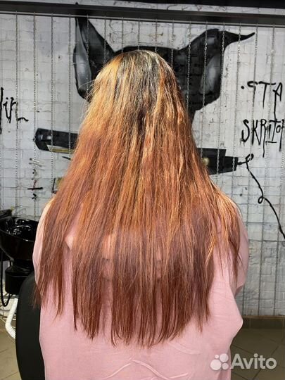 Кератиновое выпрямление