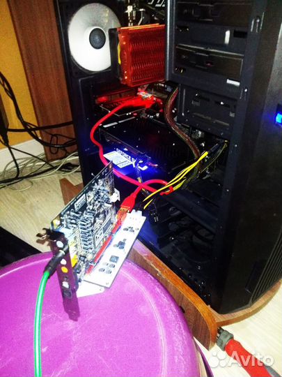 Райзер (Riser) ver. 010X 010S mole PCI-E 1X - 16X