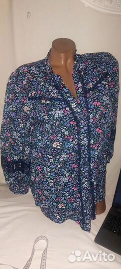 Рубашка крестьянка бохо висеоза Love roses р.44-46