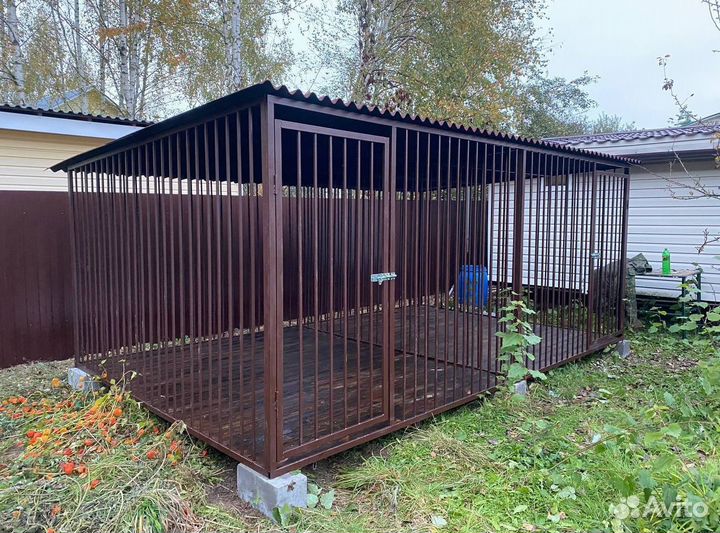 Вольер для собак опыт 6 лет