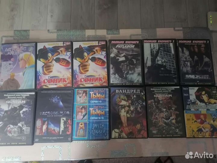 Аниме dvd 80шт
