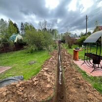 Землекопы копка траншей, Апрелевка