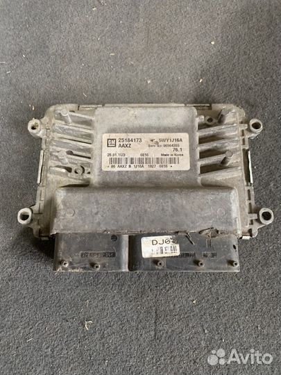 Блок управления двигателем chevrolet cruze