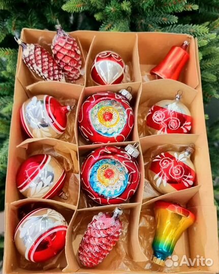 Набор елочных игрушек гдр