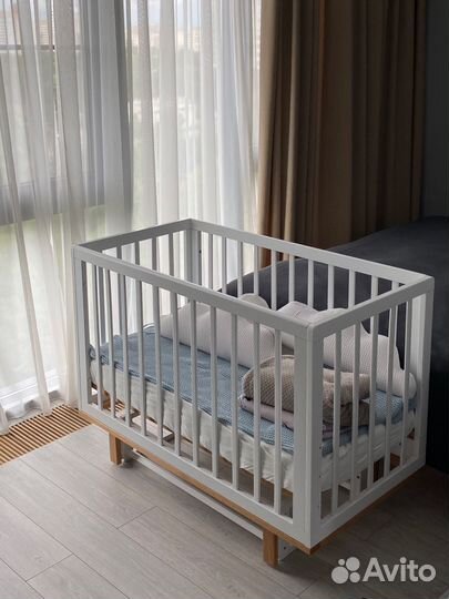 Кроватка Happy baby Mirra 120*60 + маятник +