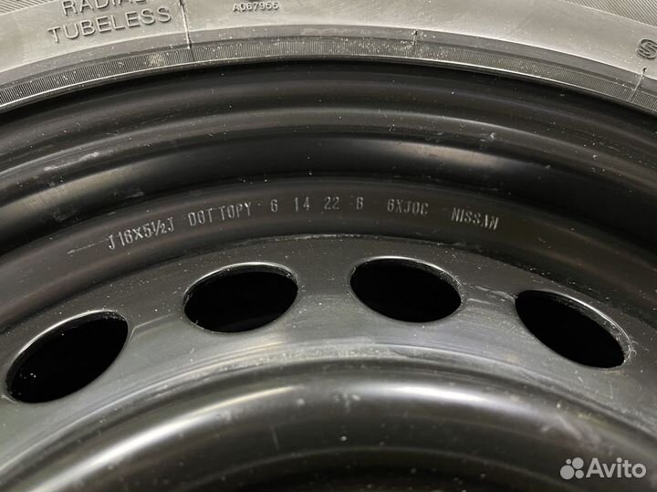 Диски R16-4х100-60.1 с колпаками Nissan