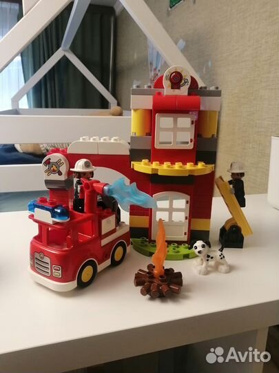 Lego duplo пожарная станция