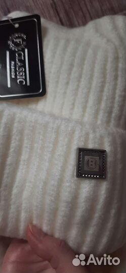 Новый комплект зима шапка и снуд