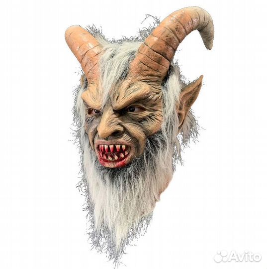 Маска Маскарадная Сатир Черт Демон Рогатый
