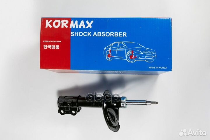 Стойка газомасляная передняя левая /338027