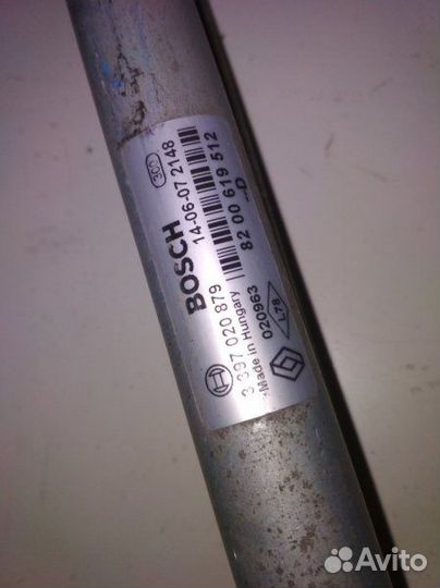 Трапеция дворников Renault Duster F4R