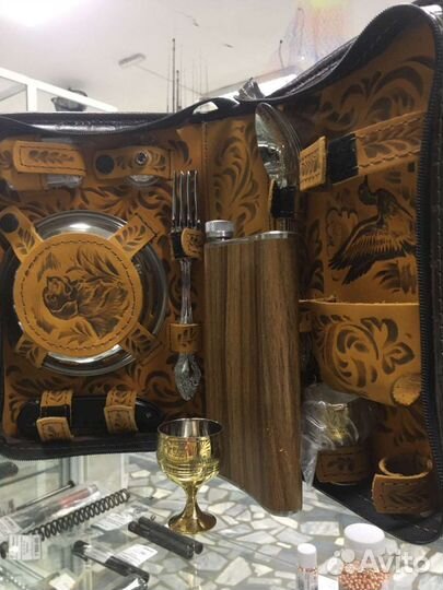 Подарочный набор, фляжка