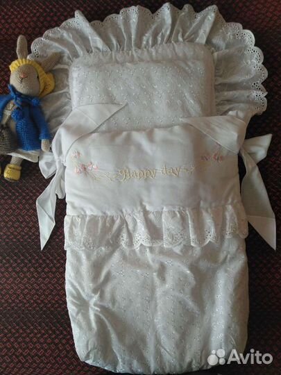 Конверт на выписку для девочки весна, лето