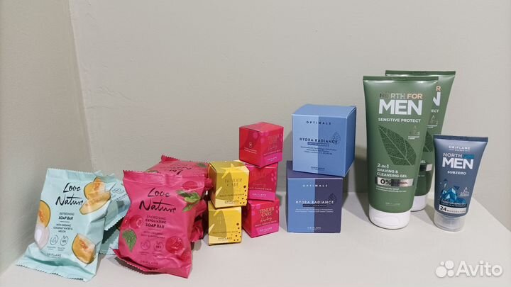 Мыло,крема, гель для бритья от oriflame