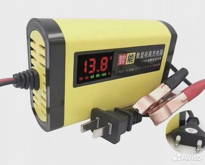 Зарядное устройство с светодиодным дисплеем 12В 2A