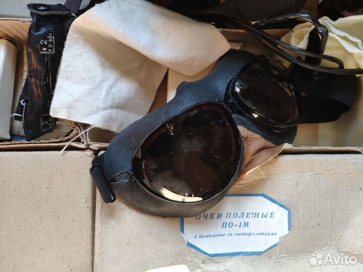 Шлемофоны лётные шл(з) ввс СССР с км, по, ла