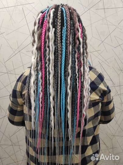 Плетение афрокосичек