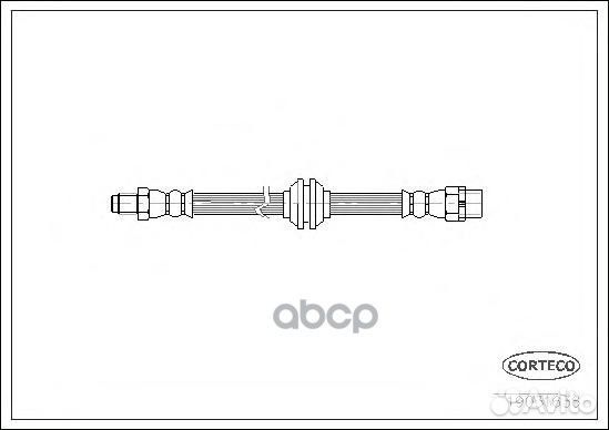 Тормозной шланг передний 555mm BMW 7(E65/E66)