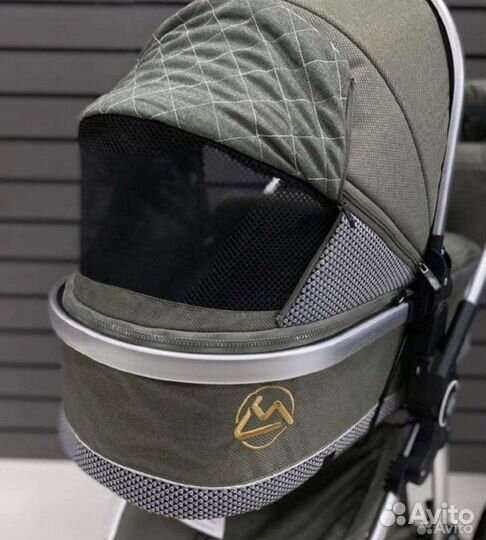 Коляска 3в1 luxmom v9, трансформер