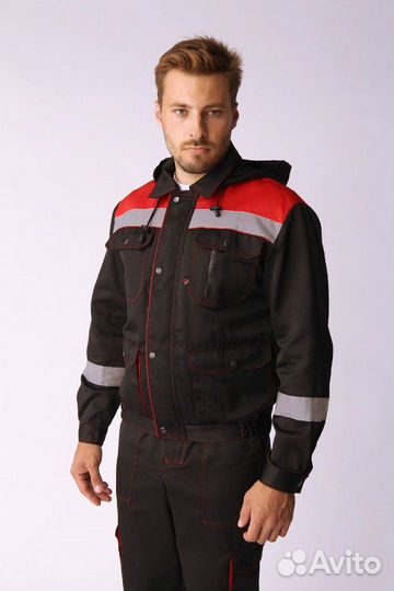 Рабочий костюм с капюшоном