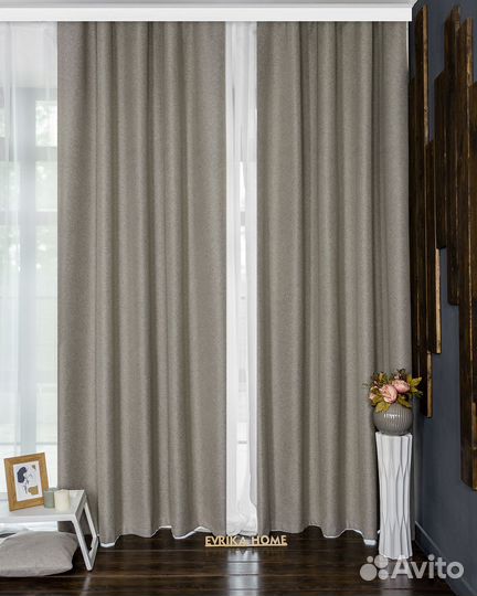 Комплект портьер блэкаут Массимо шторы занавески