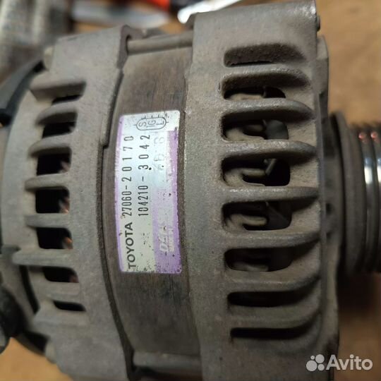 Генератор 1MZ FE, тойота эстима, альфард