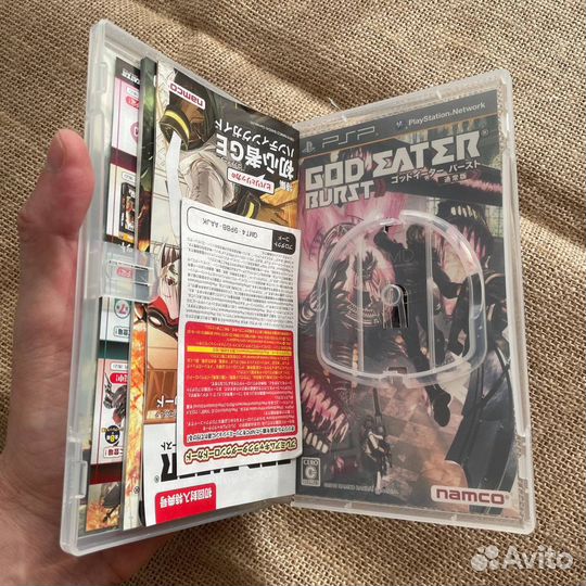 God Eater Burst PSP, коробка