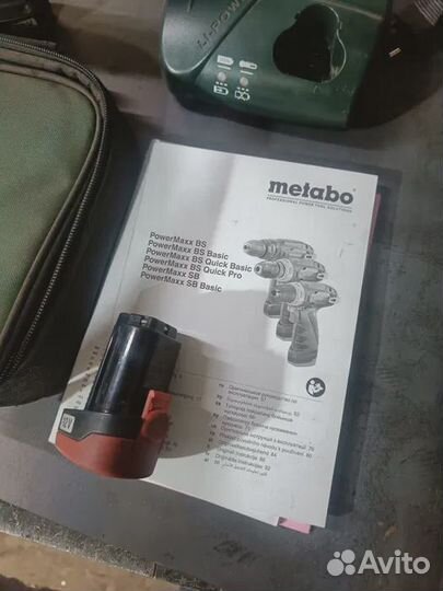 Шуруповерт Metabo bs 12v