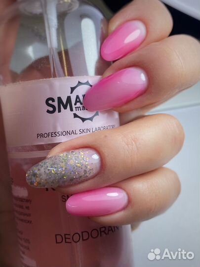 Аппаратный маникюр с покрытием гель лак