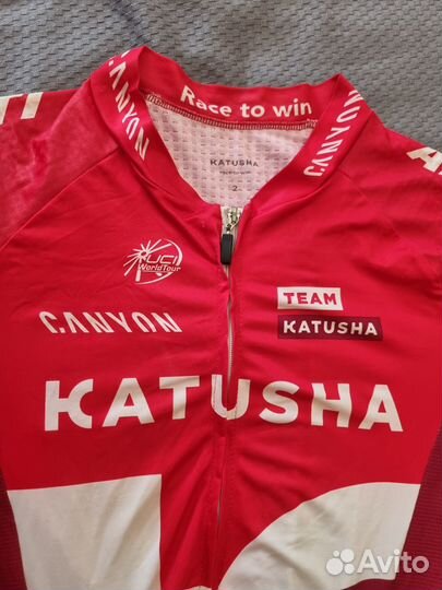 Велосипедный комбинезон Katusha Катюша (оригинал)