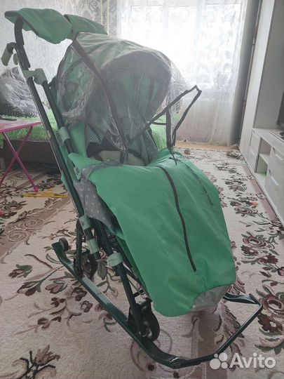 Детские санки коляска бу