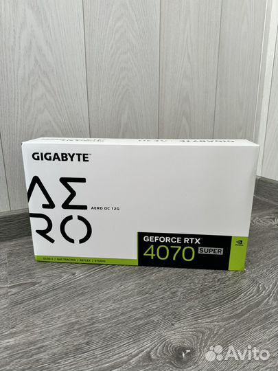 Видеокарта gigabyte GeForce RTX 4070 super aero OC