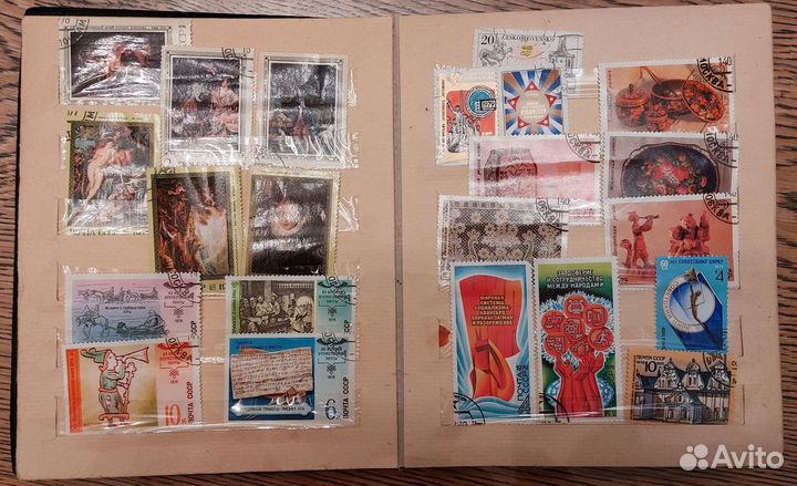Колекция почтовых марок разных стран
