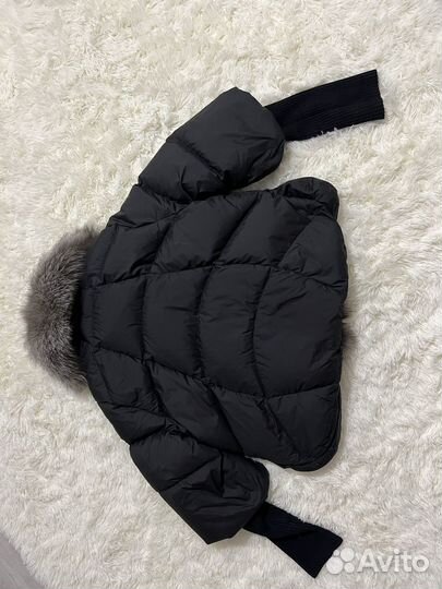 Куртка с мехом чернобурки