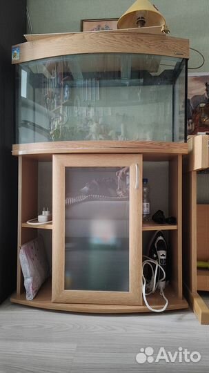 Аквариум AquaPlus 100л в сборе