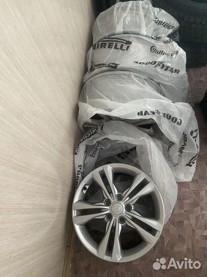 Литые диски R17 5x114 3 на hyundai