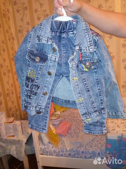 Джинсовый костюм для мальчика