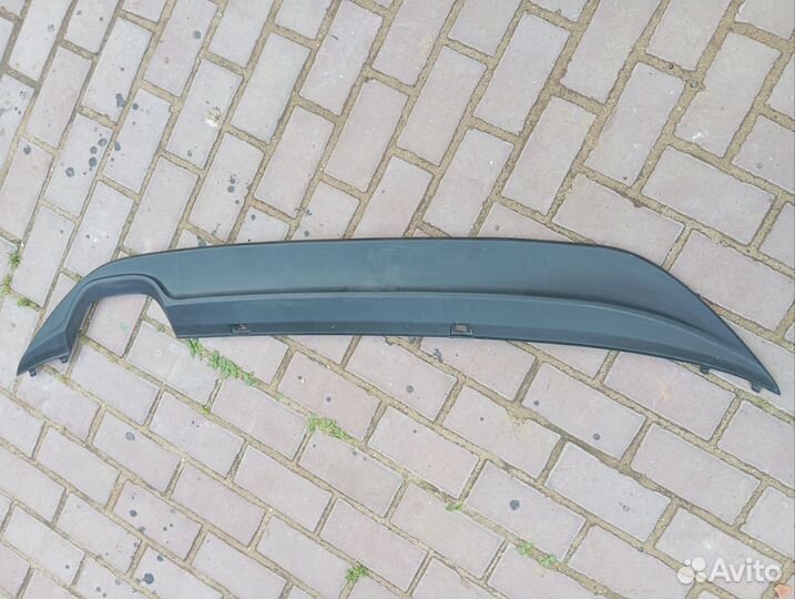 Спойлер заднего бампера VW Golf 2012-2017