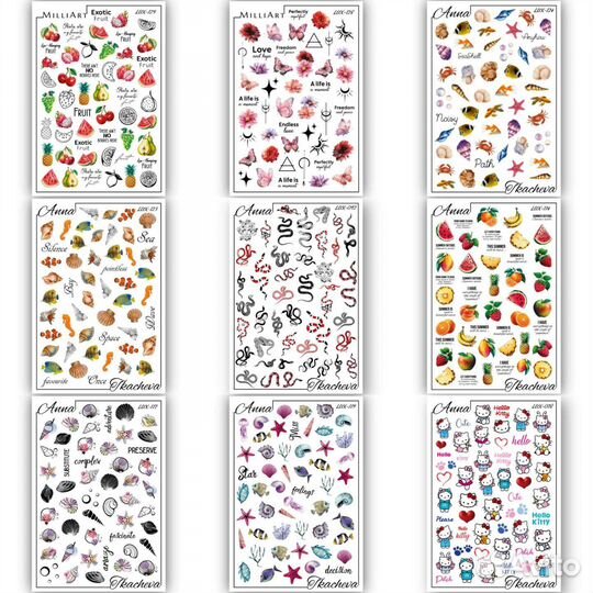 Слайдеры для ногтей пр. Россия