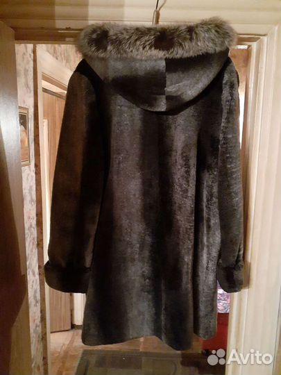 Женская шуба мутон