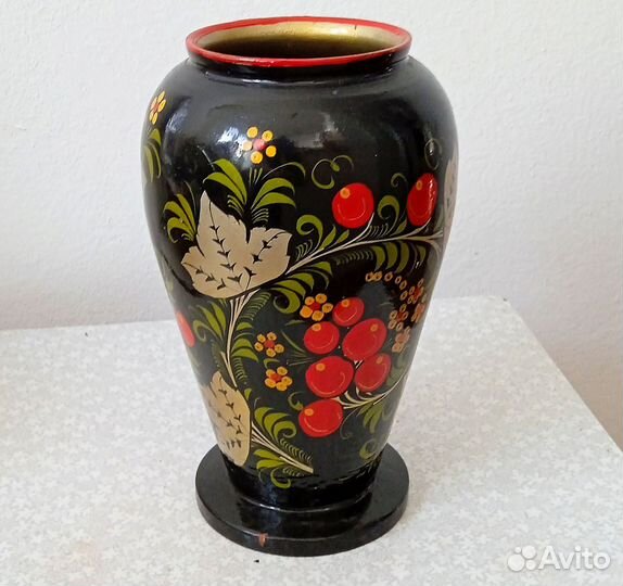 Ваза Хохлома. Винтаж СССР