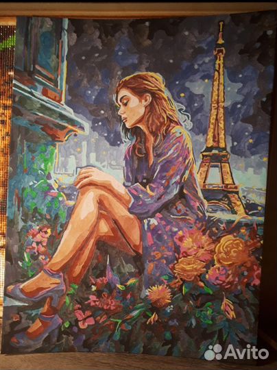 Готовая картина по номерам