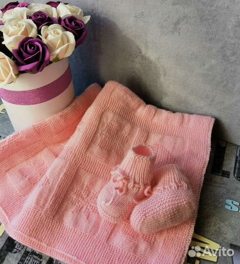 Вязаный подарочный набор