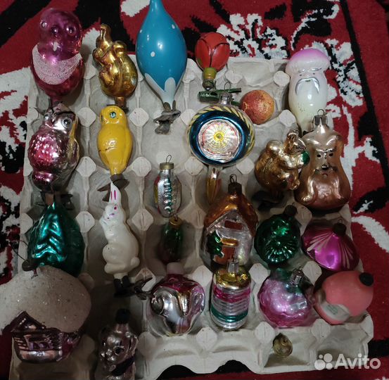 Ёлочные игрушки СССР