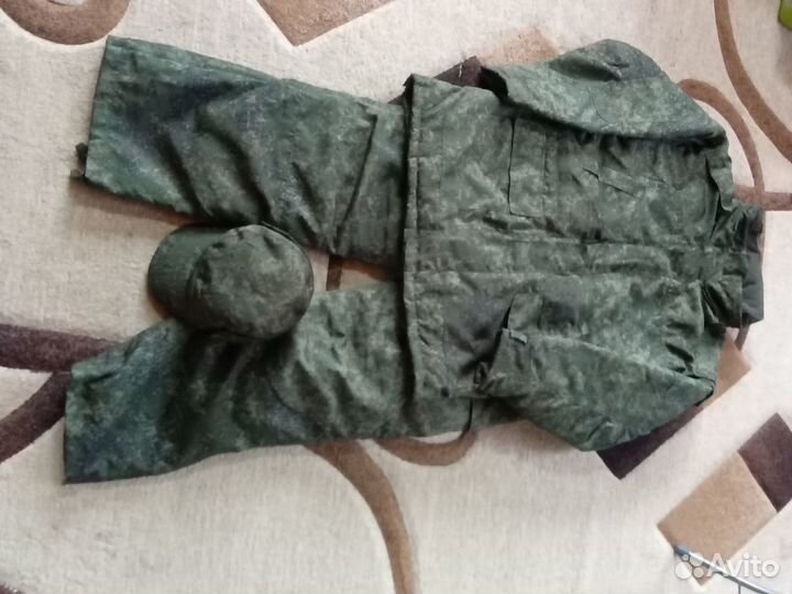 Костюм, бушлат,комуфляж, зимний цифра 48-4