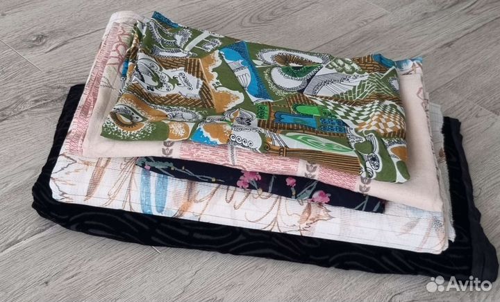 Новые, красивые отрезы ткани