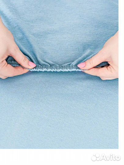 Простынь на резинке 90 200