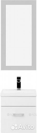 Тумба с раковиной Aquanet Нота 40 лайт