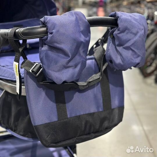 Коляска трансформер Luxmom 558 2в1 синий